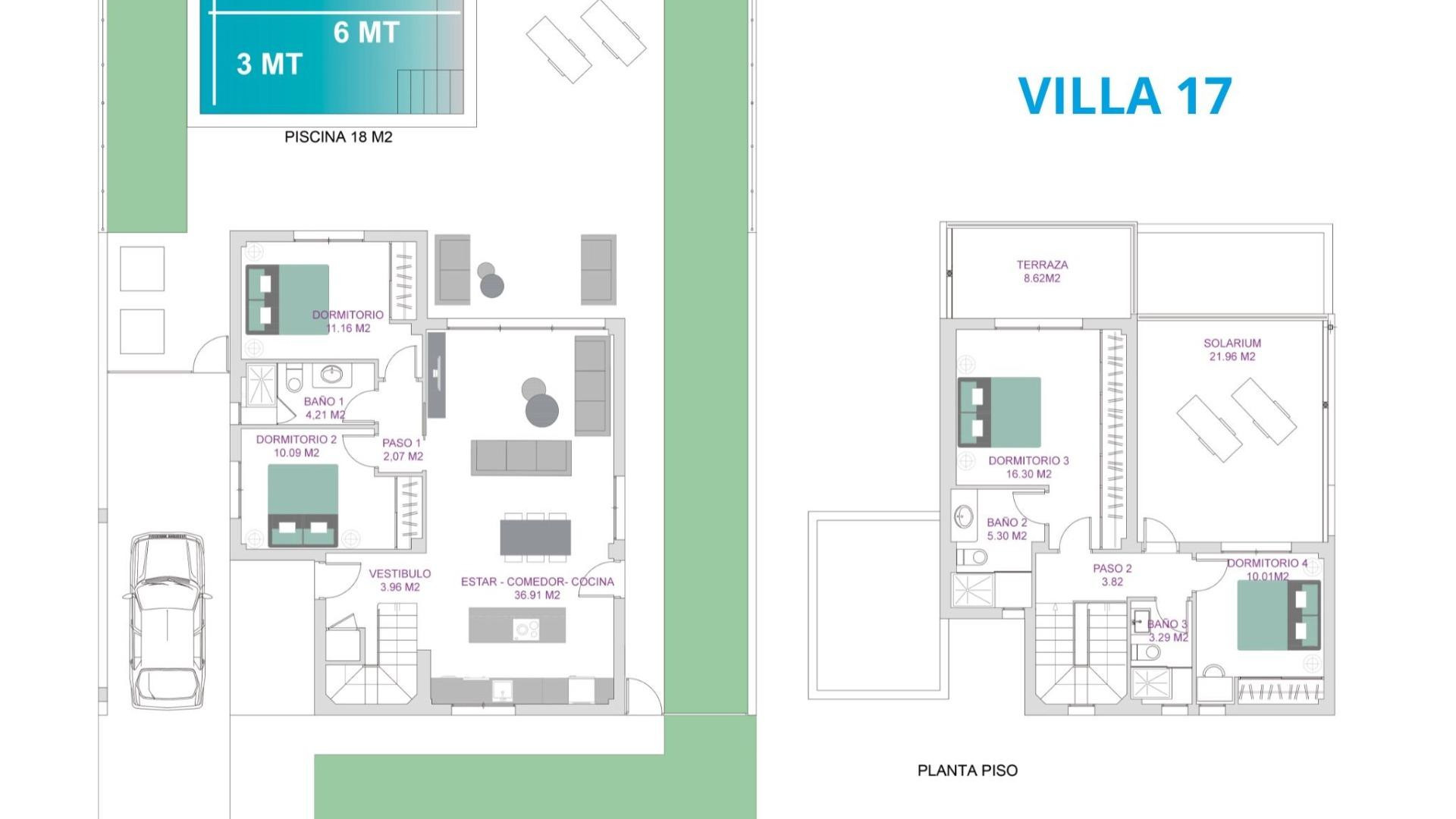 Obra Nueva - Detached Villa - San Javier - Roda Golf