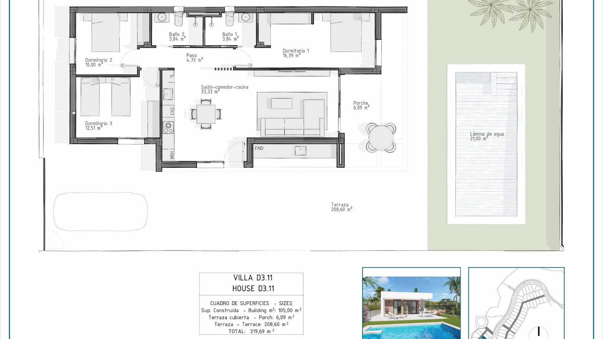 Obra Nueva - Detached Villa - Vera - Pueblo Salinas
