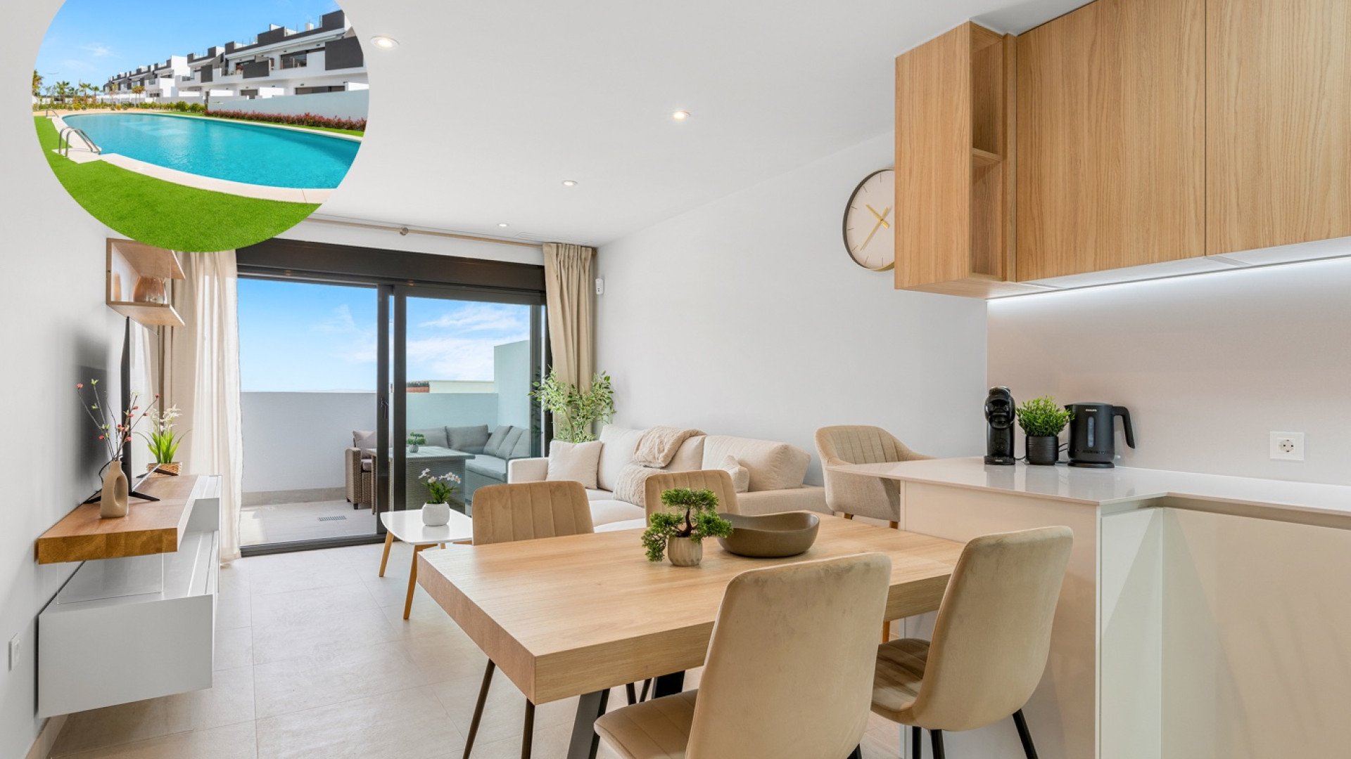 Resale - Apartment - Ground Floor Apartment - Los Balcones, Torrevieja - Los Balcones