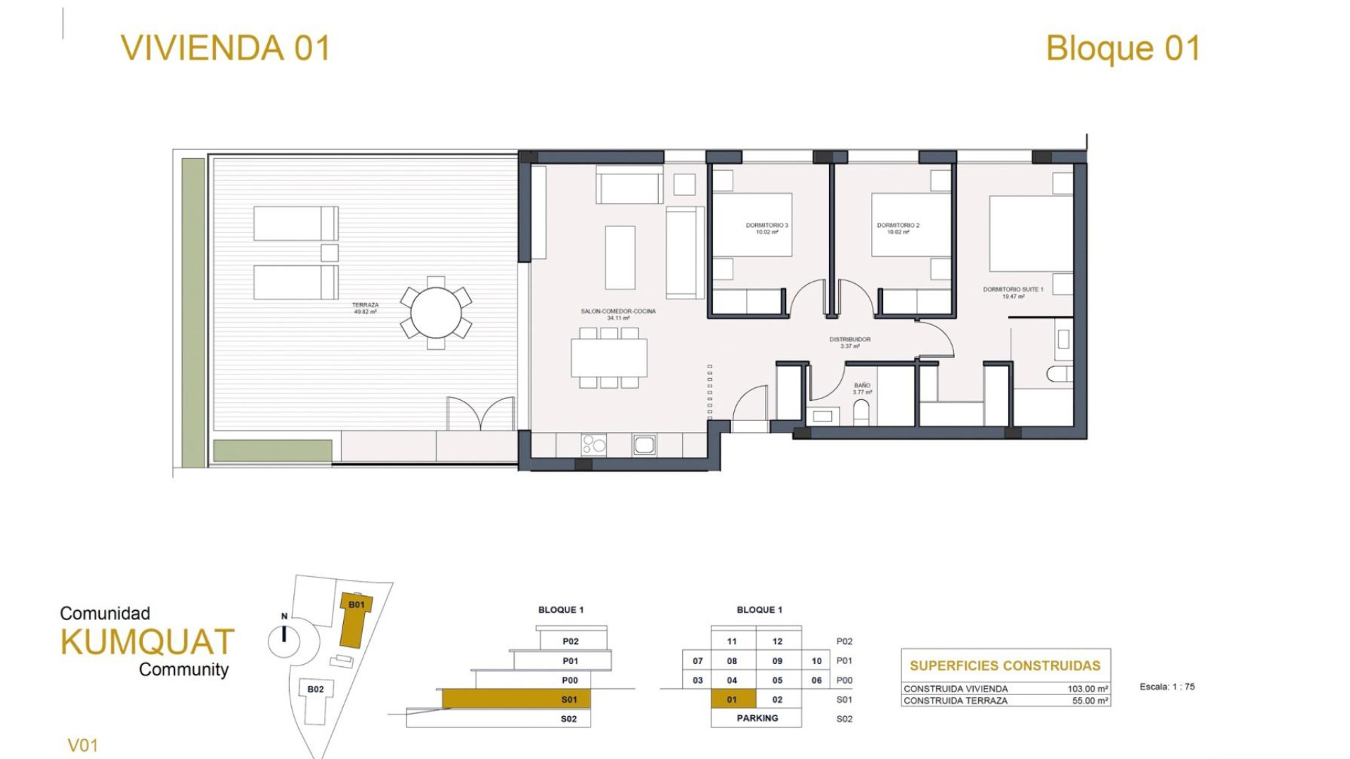Resale - Apartment - Orihuela - Las Colinas Golf